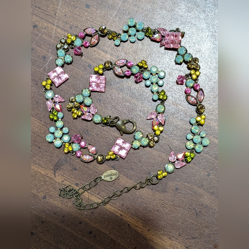 Vintage  sorrelli with swarovski crystals 16"-20"